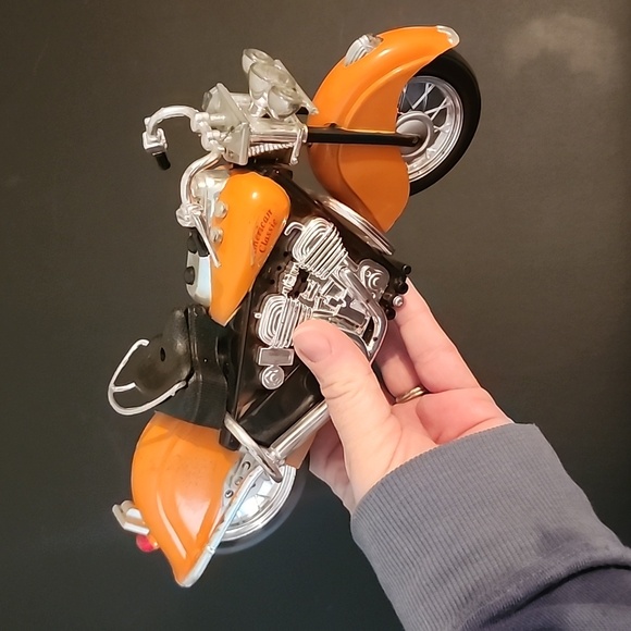 Orange Motorcycle Model funrise 1995 - Picture 2 of 5